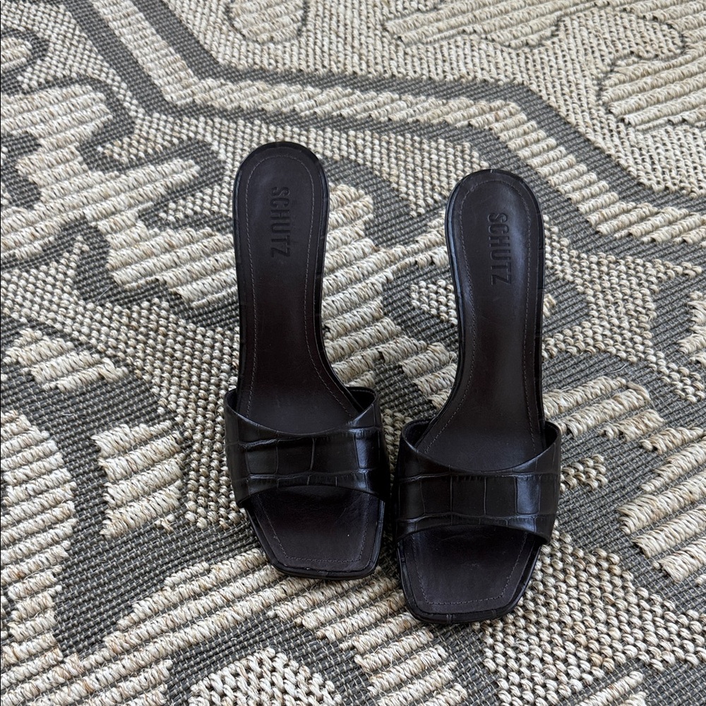 SCHUTZ Brown Women's Mules